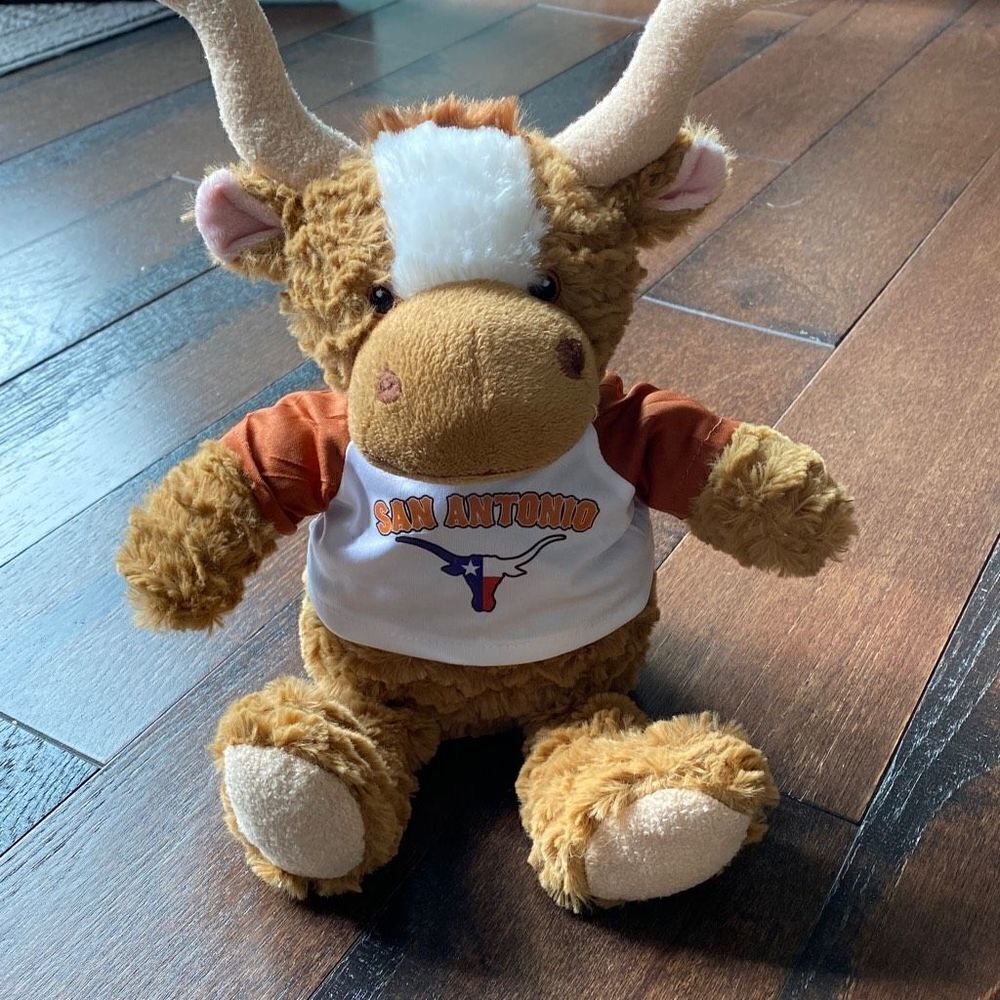 San Antonio spurs longhorn bull plush stuffed animal plushology‎